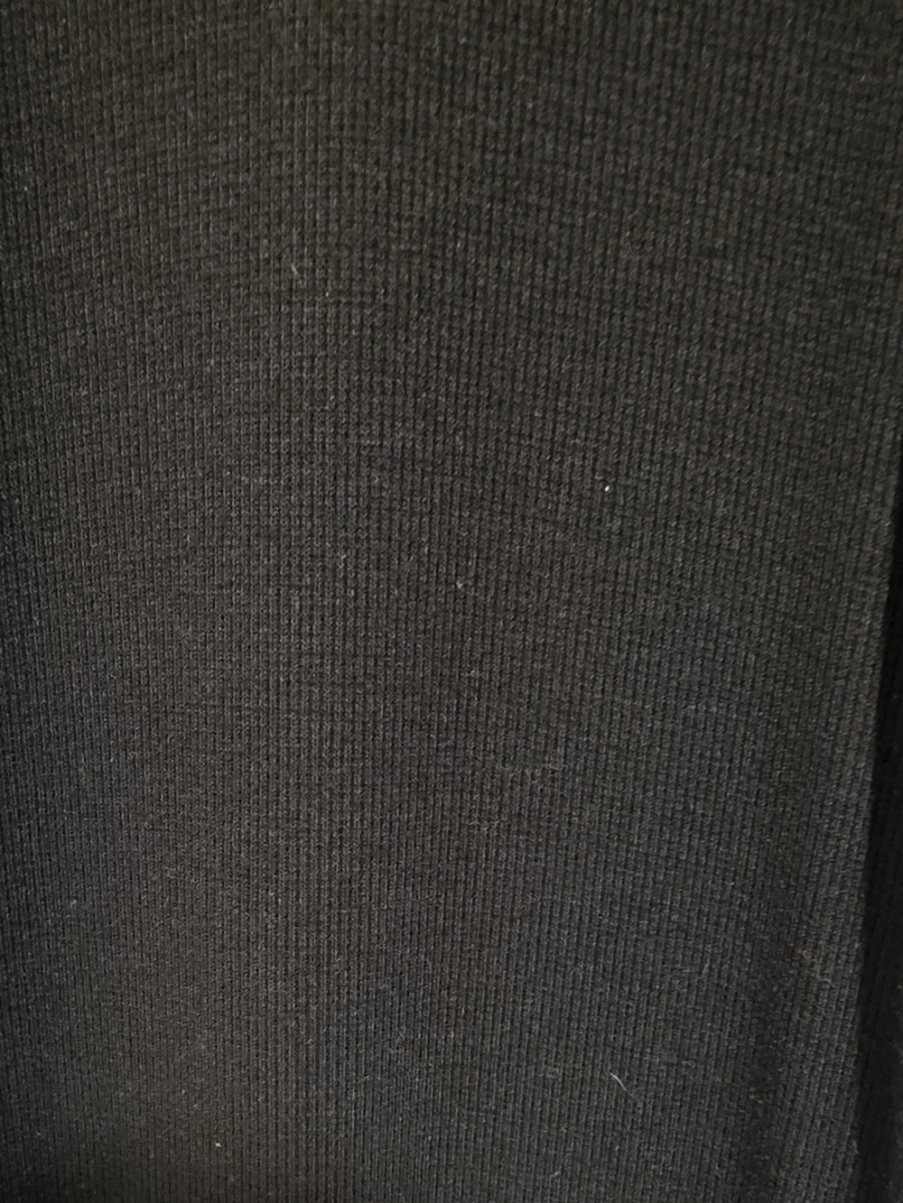 Womens V Neck Spaghetti Strap Finely Ribbed Black Body Con Clingy Summer Dress - Picture 3 of 5
